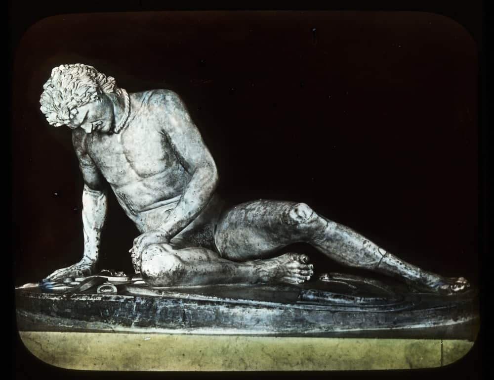 photo of statue of dying gaul