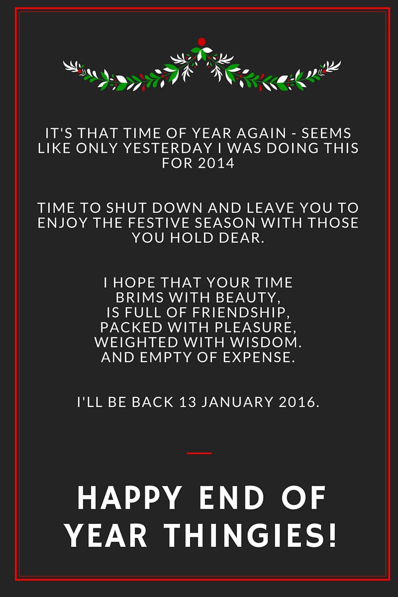 Happy Holidays 2015!