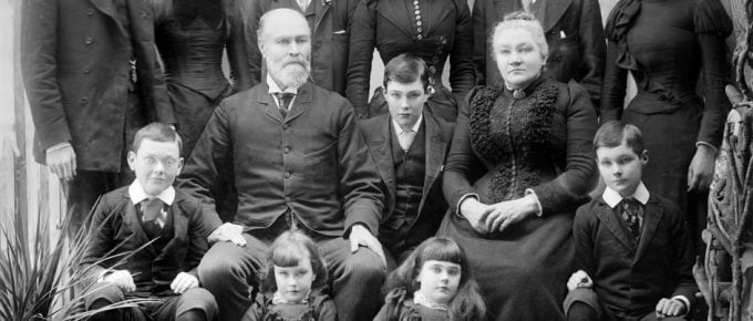 A family picture possibly including three generations, Kyneton district