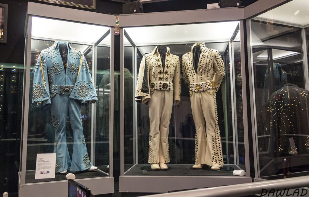 Jumpsuits worn by Elvis Presley studded with crystals
