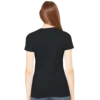 black women's fit t-shirt back on model